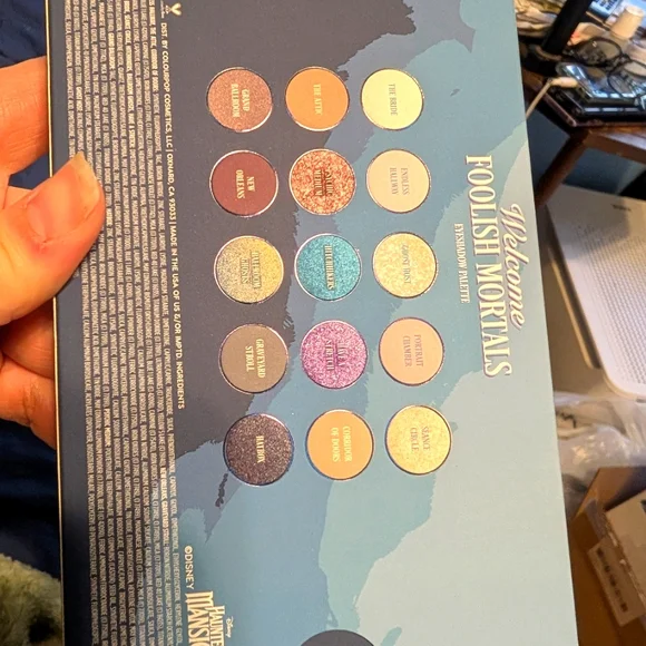 ColourPop x Disney Haunted Mansion Welcome Foolish Mortals Eyeshadow Palette